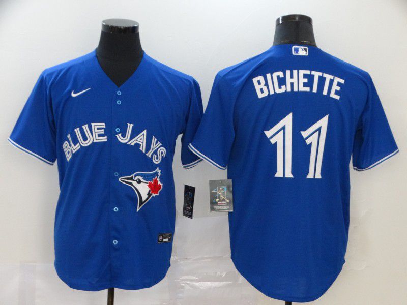 Men Toronto Blue Jays #11 Bichette Blue Nike Game MLB Jerseys->toronto blue jays->MLB Jersey